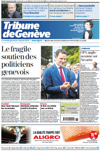 Tribune de Genève du Lundi 28 Août 2017