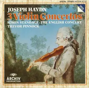 Simon Standage, Trevor Pinnock - Haydn: 3 Violin Concertos, Salomon: Violin Romance (1989)