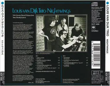 Louis Van Dijk Trio - Nightwings (1980) {2014 Japan Jazz Collection 1000 Columbia-RCA Series SICP 4068}