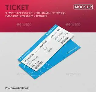 GraphicRiver - Ticket Mockup