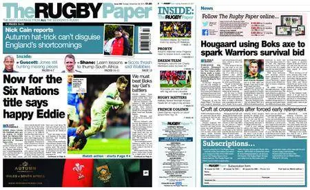 The Rugby Paper – November 26, 2017