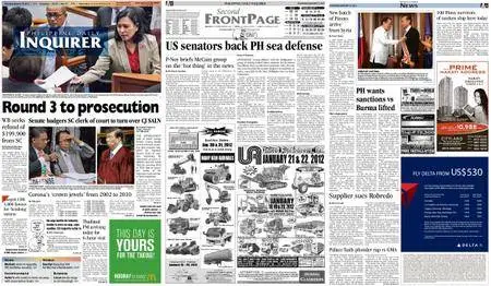 Philippine Daily Inquirer – January 19, 2012