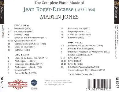 Martin Jones - Jean Roger-Ducasse: The Complete Piano Music (2015)