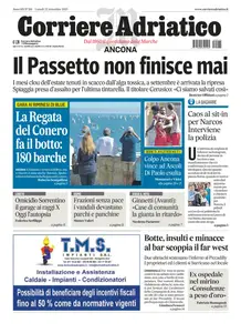 Corriere Adriatico Ancona - 22 Settembre 2025