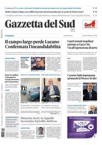 Gazzetta del Sud Cosenza - 16 Settembre 2025