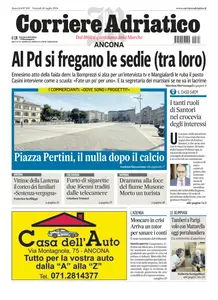 Corriere Adriatico Ancona - 26 Luglio 2024