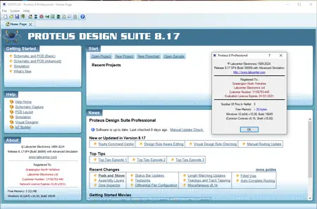 Proteus Pro 8.17 SP4