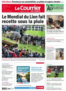 Le Courrier de l'Ouest Angers - 20 Octobre 2024