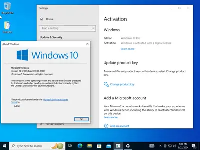 Windows 10 Pro 22H2 build 19045.4780 With Office 2024 Pro Plus Multilingual (x64) Preactivated August 2024