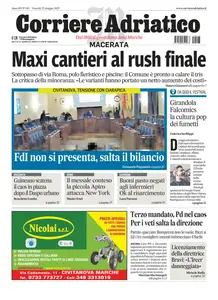 Corriere Adriatico Macerata - 23 Maggio 2025