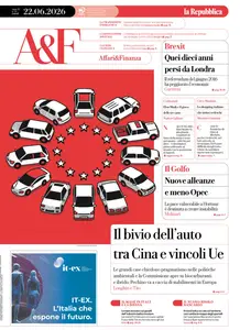 la Repubblica Affari & Finanza - 22 Giugno 2026