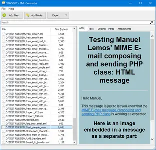VovSoft EML Converter 1.3