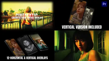 Cinematic Grain Vintage Overlays Premiere Pro 57698571