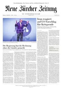 Neue Zürcher Zeitung International - 11 Mai 2026