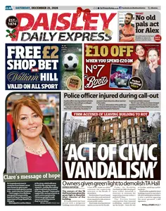 Paisley Daily Express - 21 December 2024