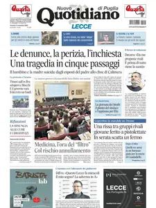 Quotidiano di Puglia Lecce - 21 Novembre 2025