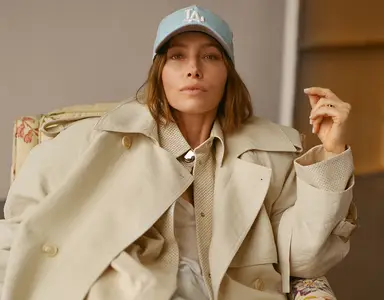 Jessica Biel by Nino Munoz for Marie Claire UK May 2025