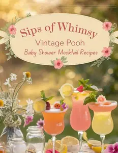 Sips of Whimsy: Vintage Pooh Baby Shower Mocktail Recipes