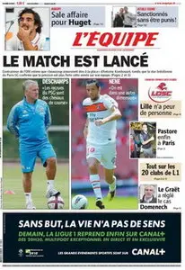 L'Equipe - Vendredi 05 Aout 2011