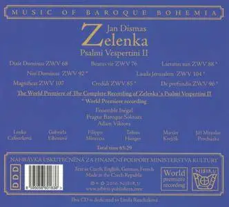 Adam Viktora, Ensemble Inégal & Prague Baroque Soloists - Jan Dismas Zelenka : Psalmi Vespertini II (2017)