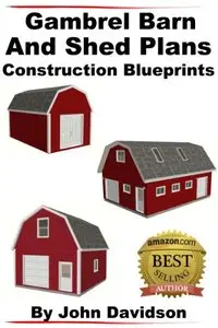 Gambrel Barn and Shed Plans Construction Blueprints (repost)