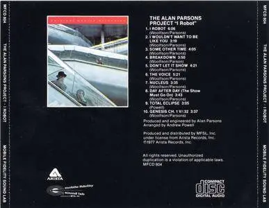 The Alan Parsons Project - I Robot (1977) {MFSL}