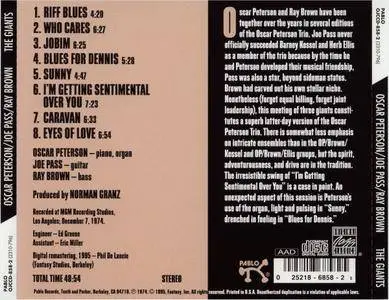 Oscar Peterson / Joe Pass / Ray Brown - The Giants (1974) {Pablo}