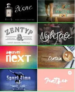 Fonts Bundle Vol.66 2018