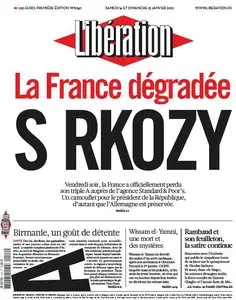 LIBERATION du Samedi 14 et Dimanche 15 Janvier 2012