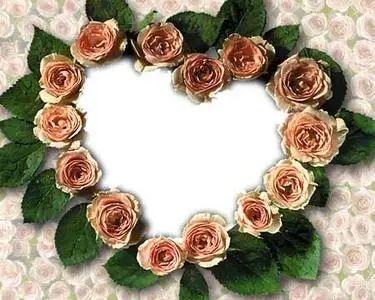 Beautiful Rose Frame for Photoshop