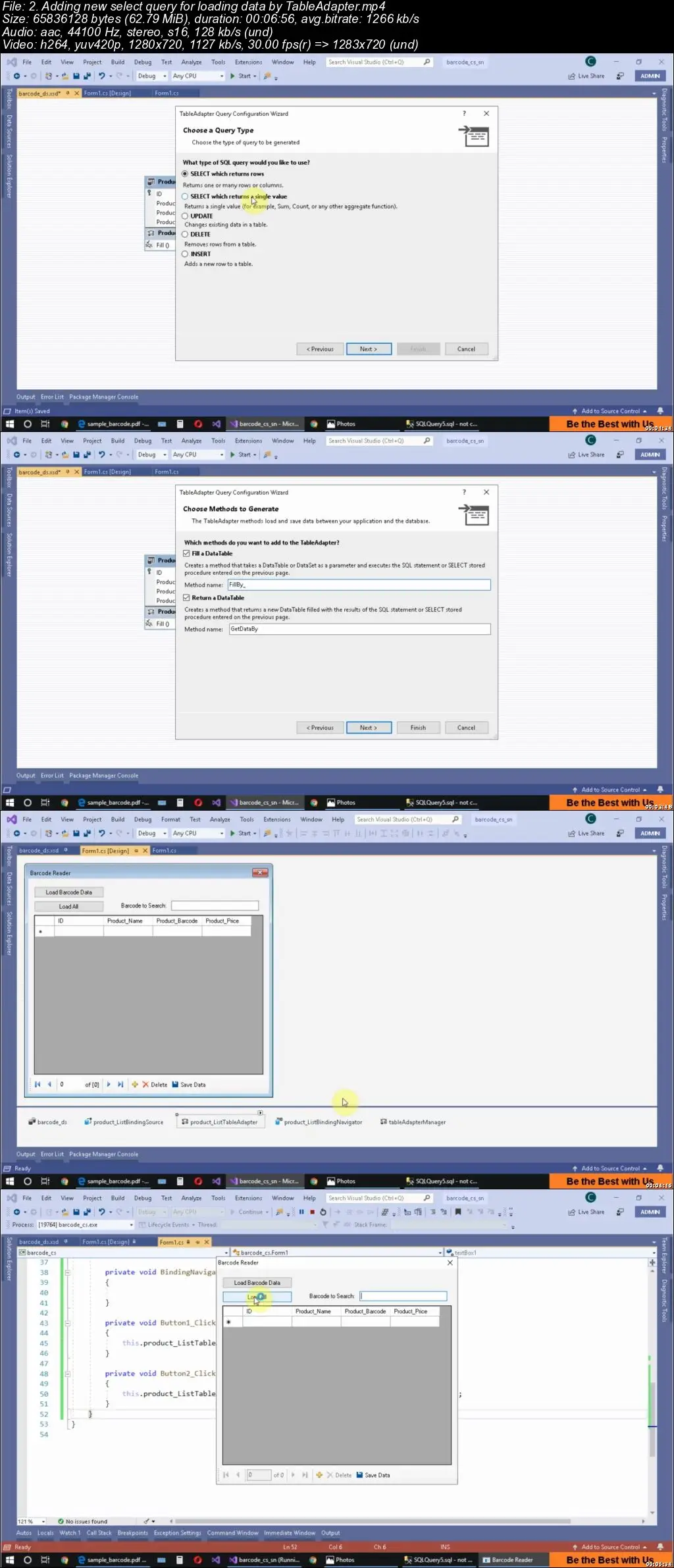 Using Barcode Scanner in C# and SQL, SQL Server Database / AvaxHome