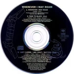 Metallica - Wherever I May Roam (Japan CD5) (1993) {Sony}