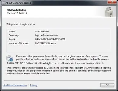 O&O AutoBackup 2.0.18 (x86/x64)