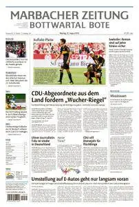 Marbacher Zeitung - 27. August 2018