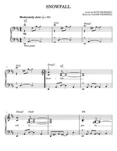 Snowfall - Tony Bennett (Easy Piano)