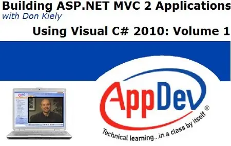 AppDev Buildling ASP NET MVC 2 Applications Using Visual C Sharp 2010 Volume 1 DVD