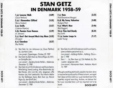 Stan Getz - In Denmark 1958-59 (1990) {Olufsen Records DOCD 6011}