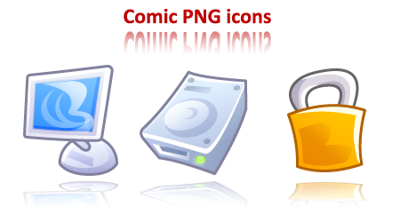 Comic PNG Icons