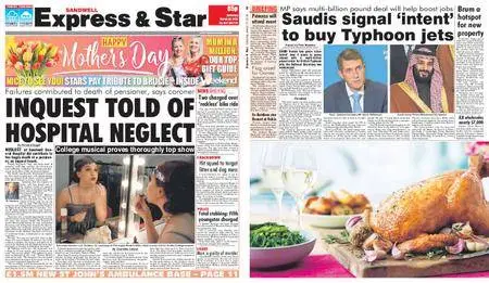 Express and Star Sandwell Edition – March 10, 2018