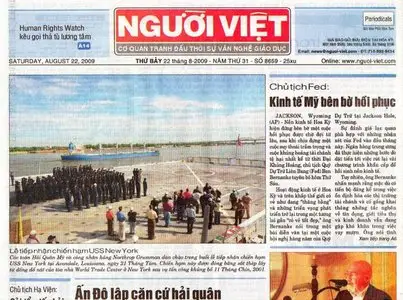 Báo Người Việt California - Nguoi Viet News in California August 22 2009