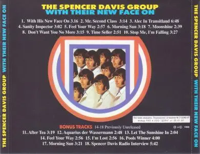 The Spencer Davis Group - With Their New Face On (1968)
