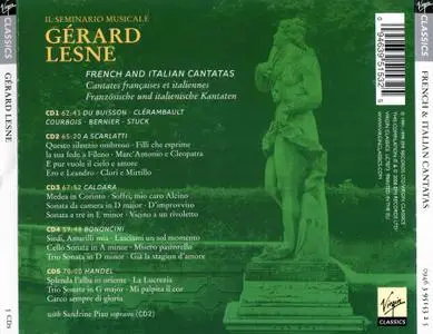 Gerard Lesne, Il Seminario Musicale - French and Italian Cantatas: Bononcini, Caldara, Handel, A.Scarlatti [5CDs] (2008)