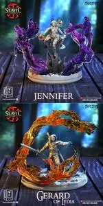 Clay Cyanide Miniatures - Jennifer and Gerard