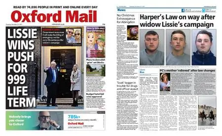 Oxford Mail – November 25, 2021