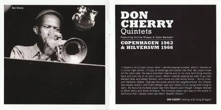 Don Cherry Quintets featuring Archie Shepp & Gato Barbieri - Copenhagen 1963 & Hilversum 1966 (1963-66) {FreeFactory 069}