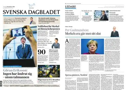 Svenska Dagbladet – 30 oktober 2018