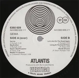 Atlantis - Atlantis (Vertigo 6360 609) (GER 1972) (Vinyl 24-96 & 16-44.1)