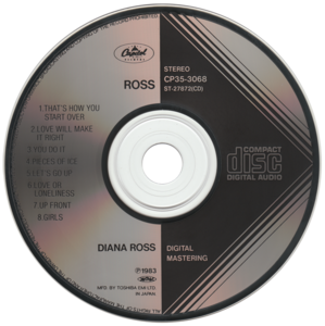 Diana Ross - Ross (1983) [Toshiba EMI -  Black Triangle]