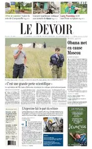 Le Devoir du 19 20 Juillet 2014