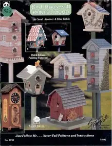 Design Originals, Bird Houses 2 - Painted Wood (Repost) 